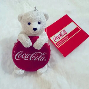 Kurt S Adler NWT Coca Cola Polar Bear Christmas Ornament Collectible Gift